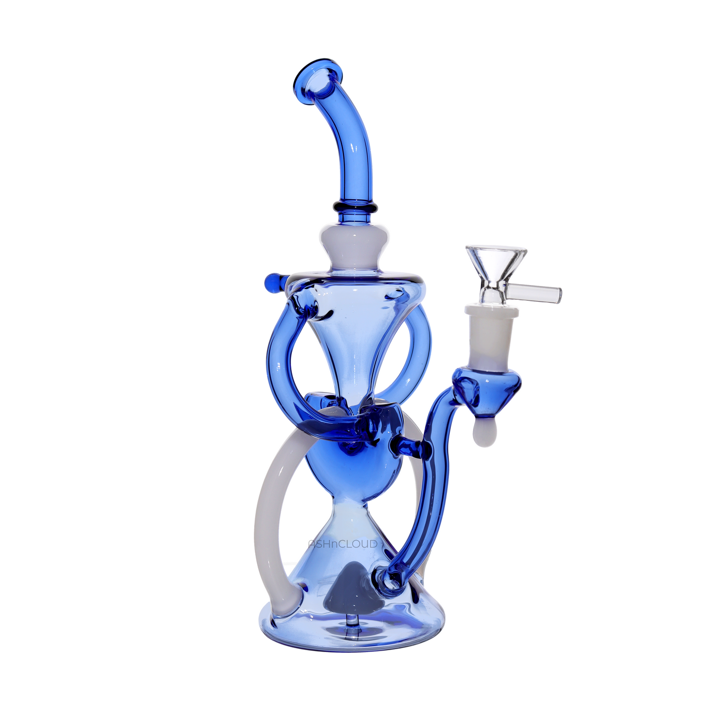 11 in - Exotic Glass Recycler Multicolor