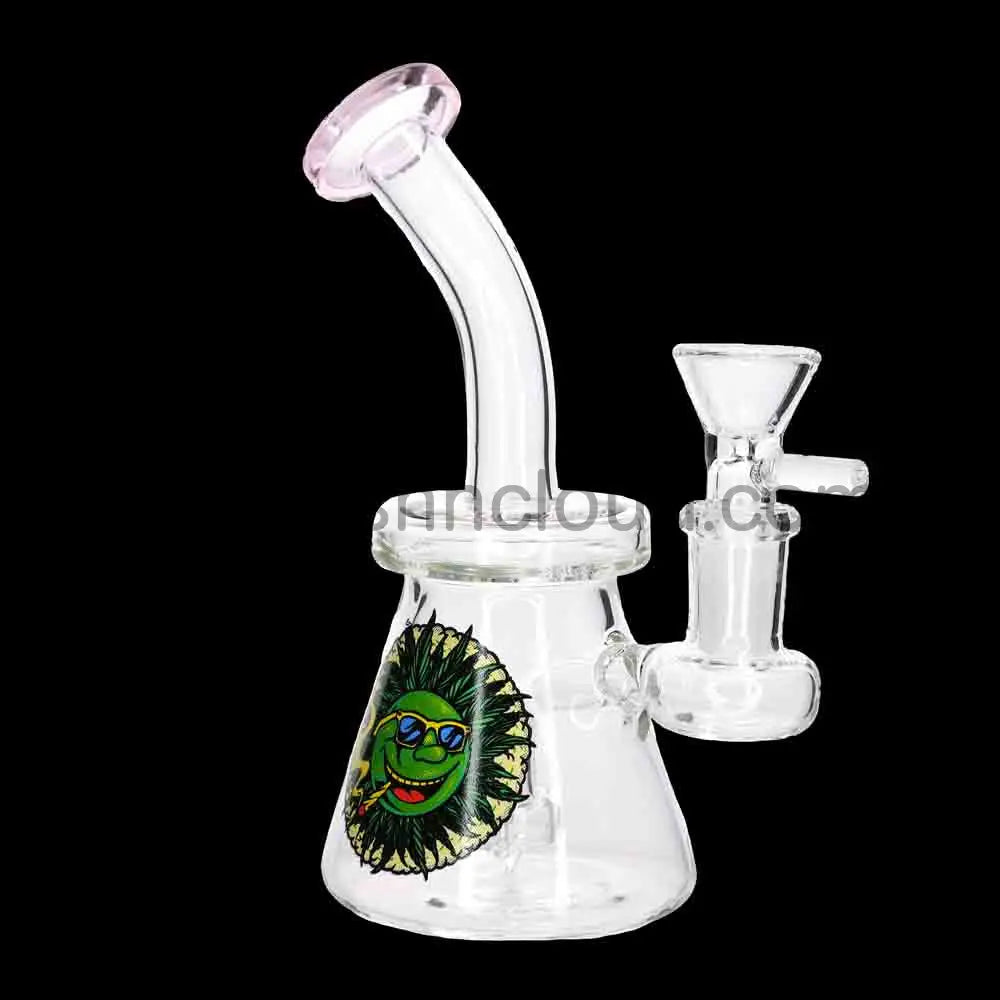 🎨Character Graphic Water Pipe – 8 Inch | Novelty Glass Bong