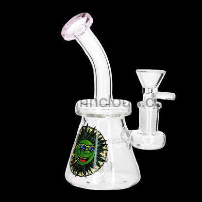 🎨Character Graphic Water Pipe – 8 Inch | Novelty Glass Bong