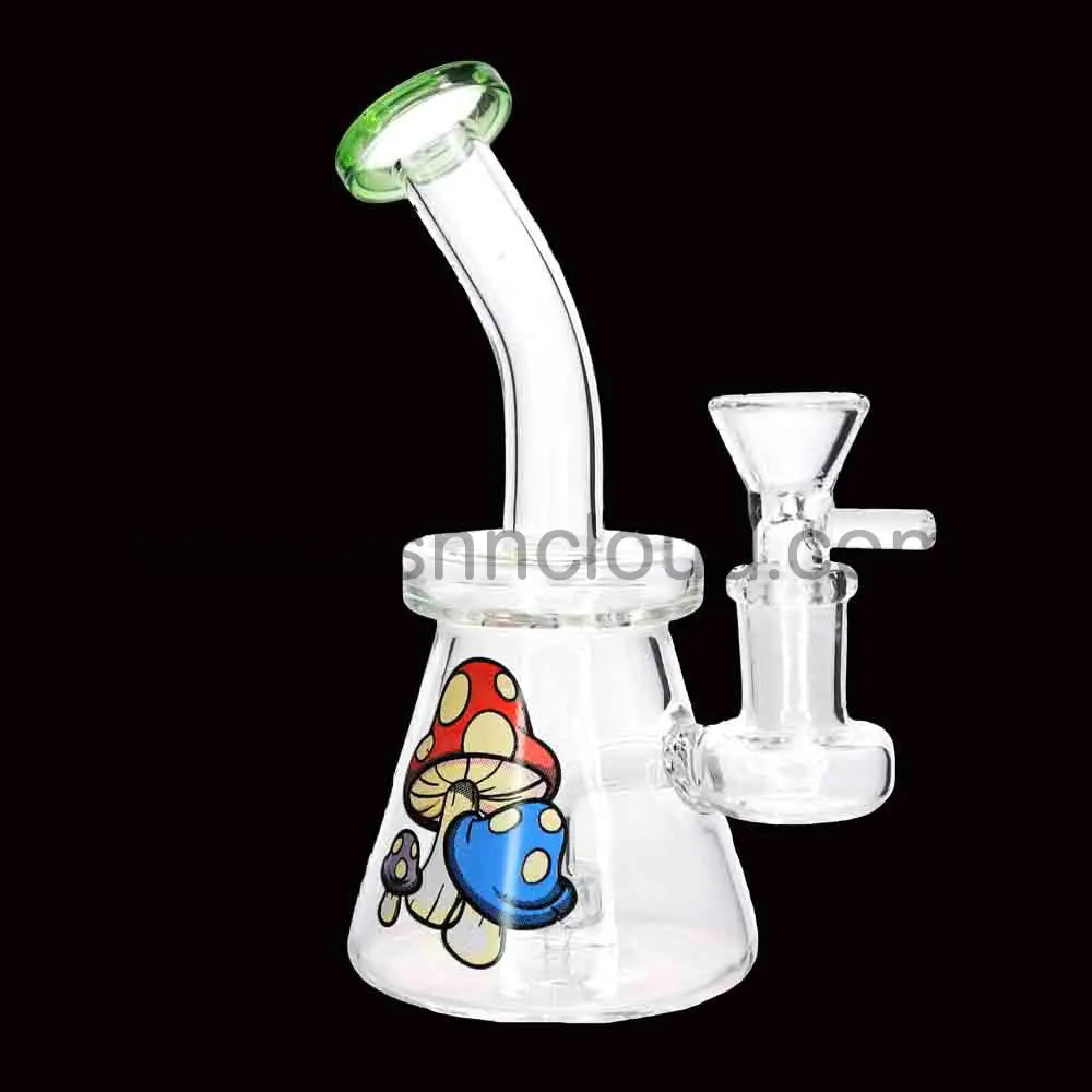 🎨Character Graphic Water Pipe – 8 Inch | Novelty Glass Bong