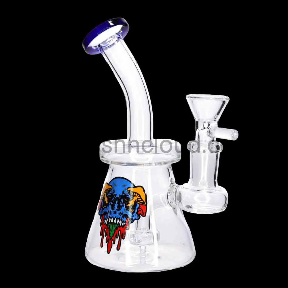 🎨Character Graphic Water Pipe – 8 Inch | Novelty Glass Bong