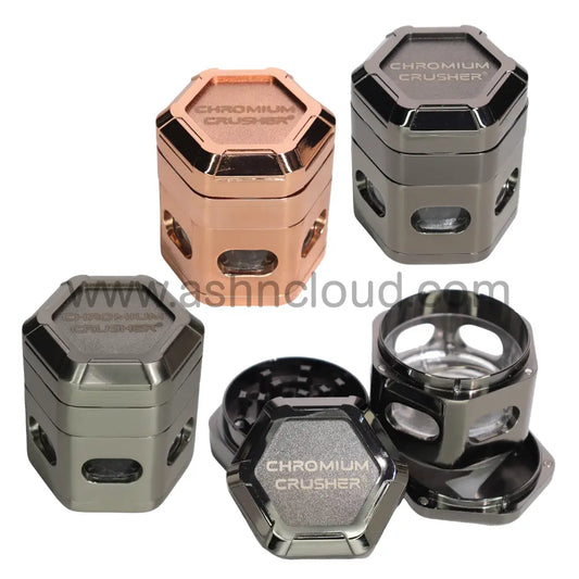 Chromium Crusher 70376 2.4-Inch 4-Piece Hexagon Magnetic Grinder – Wholesale