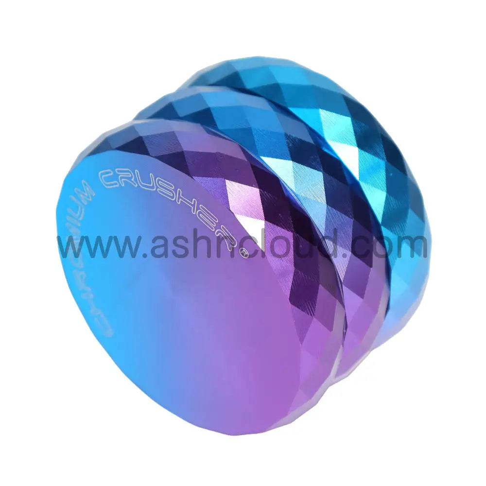 Chromium Crusher 70408 CNC 2.5-Inch 4-Piece Ombre Rainbow Grinder with Diamond-Cut Edge – Wholesale