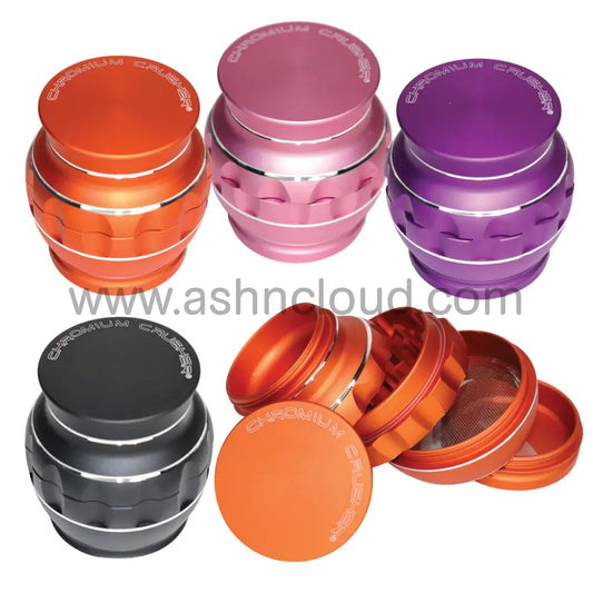 Chromium Crusher 70417-1 Urn 2.5-Inch 5-Piece CNC Grinder with Top Storage – Assorted Colors Wholesale
