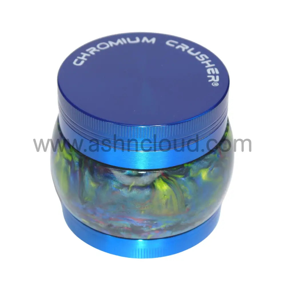 Chromium Crusher 70427 2.5-Inch 4-Piece Grinder with XL Resin Marble Stash Compartment – Wholesale