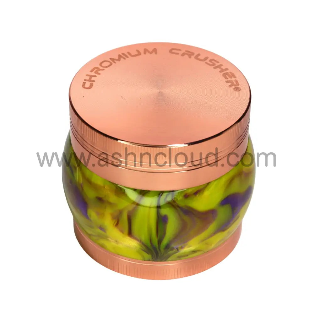 Chromium Crusher 70427 2.5-Inch 4-Piece Grinder with XL Resin Marble Stash Compartment – Wholesale