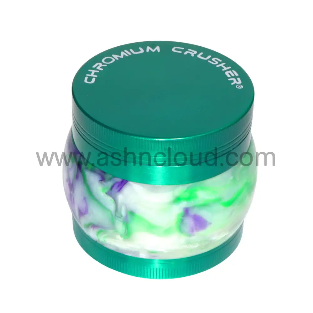 Chromium Crusher 70427 2.5-Inch 4-Piece Grinder with XL Resin Marble Stash Compartment – Wholesale
