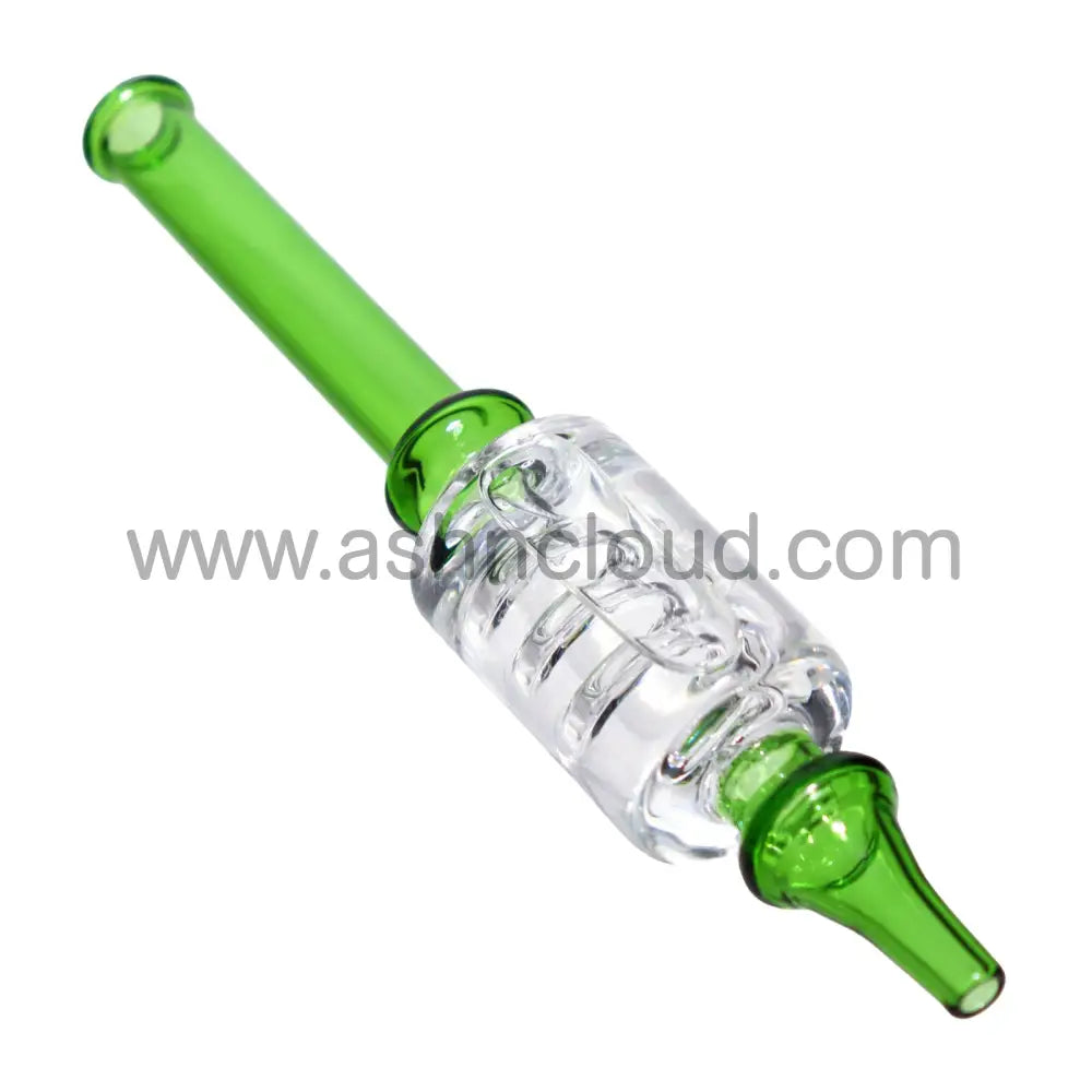 Clear Glycerin Multicolor Glass Nectar Collector