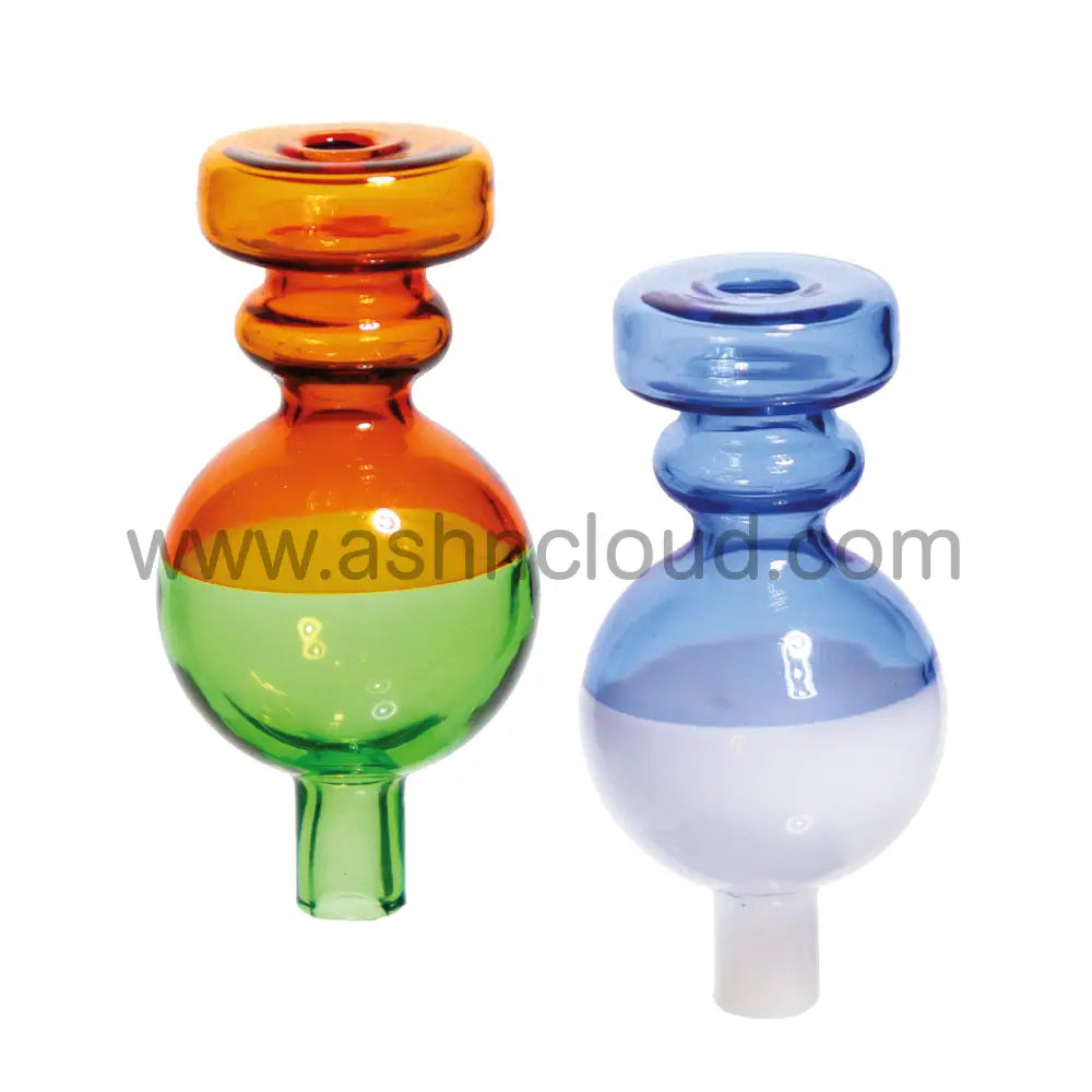 Double Color Ball Fancy Glass Carb Cap