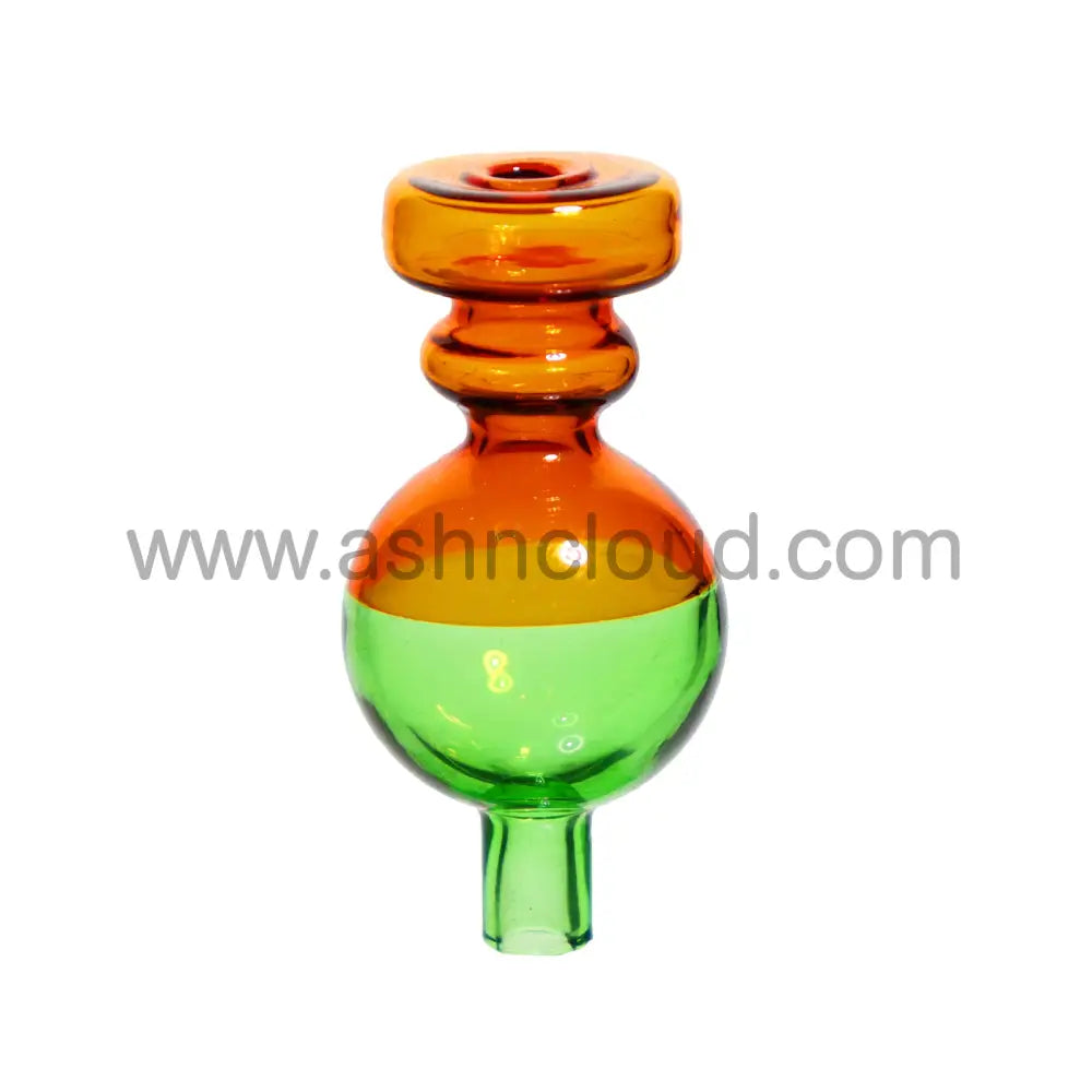 Double Color Ball Fancy Glass Carb Cap