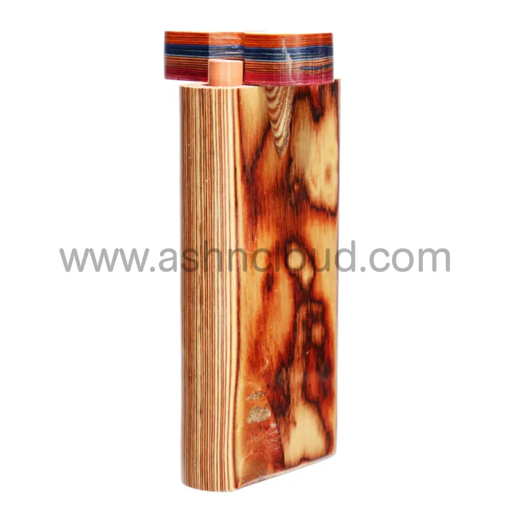Wooden Dugout with One-Hitter Metal Pipe