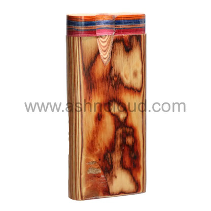 Wooden Dugout with One-Hitter Metal Pipe