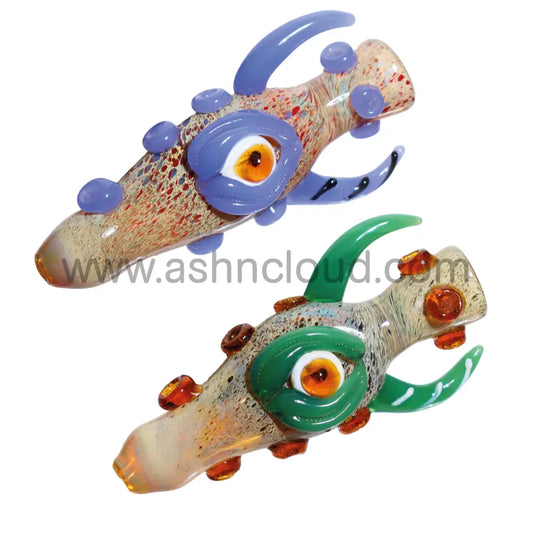 Eye Monster Glass Chillum