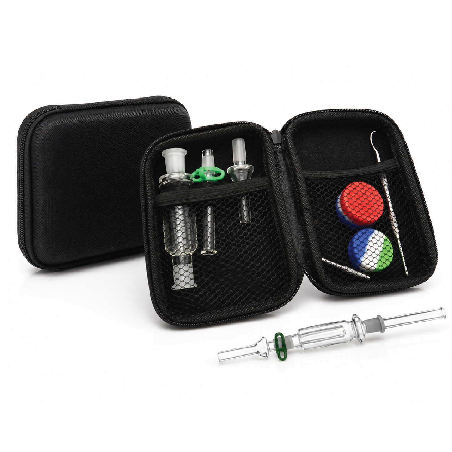 Portable Glass Nectar Collector Travel Kit with Hard Case & Accessories – Wholesale