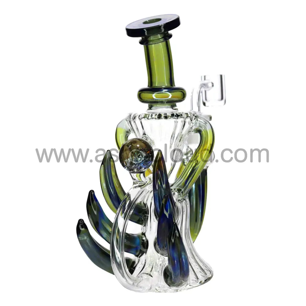 8 IN - Luxury Glass Bong Style 2 with Box and Design Bowl
