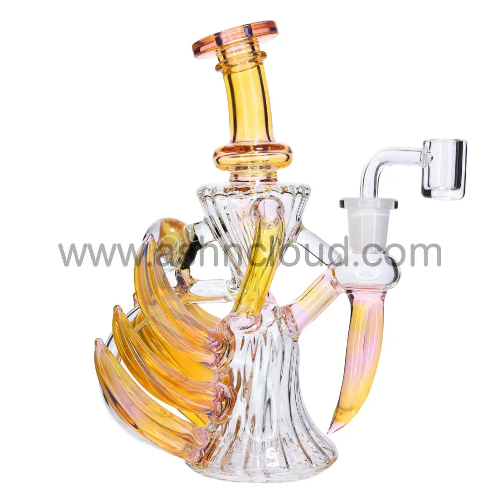 8 IN - Luxury Glass Bong Style 2 with Box and Design Bowl