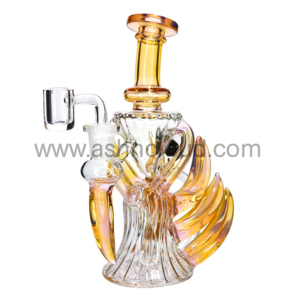 8 IN - Luxury Glass Bong Style 2 with Box and Design Bowl