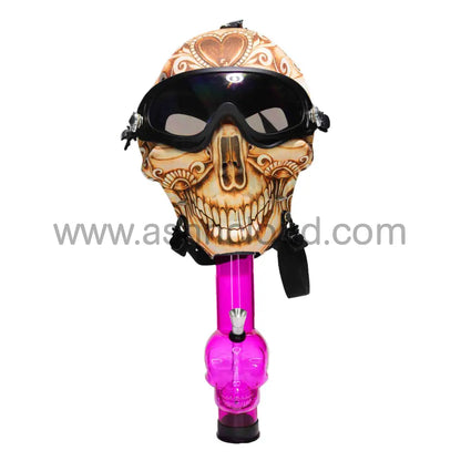 Mask 3 Acrylic Water Pipe Bong