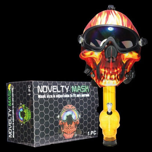 Mask 5 Acrylic Water Pipe Bong