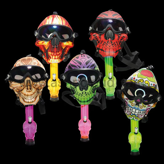 Mask Multi-Design Acrylic Water Pipe Bong