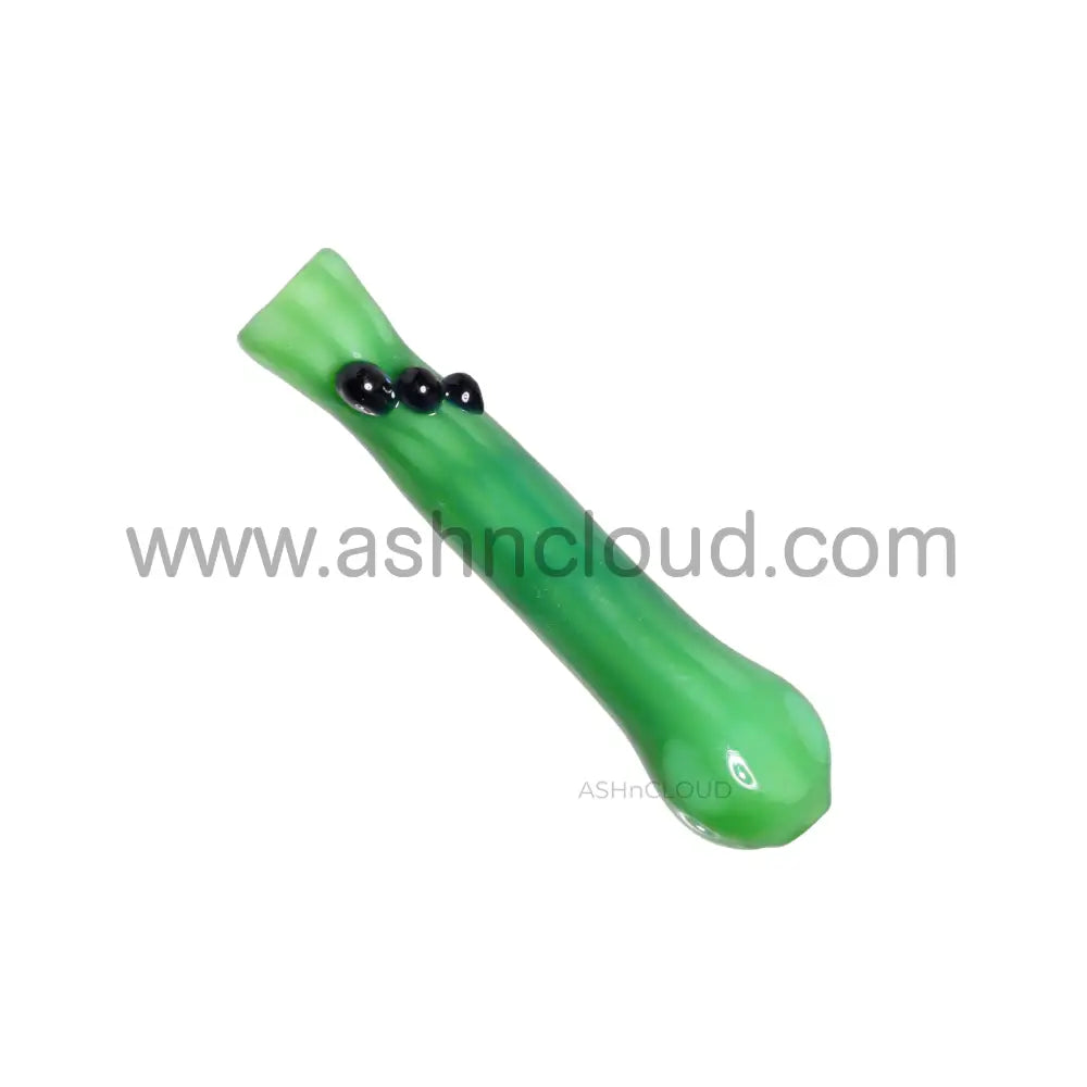 Multicolor Doted Glass Chillum