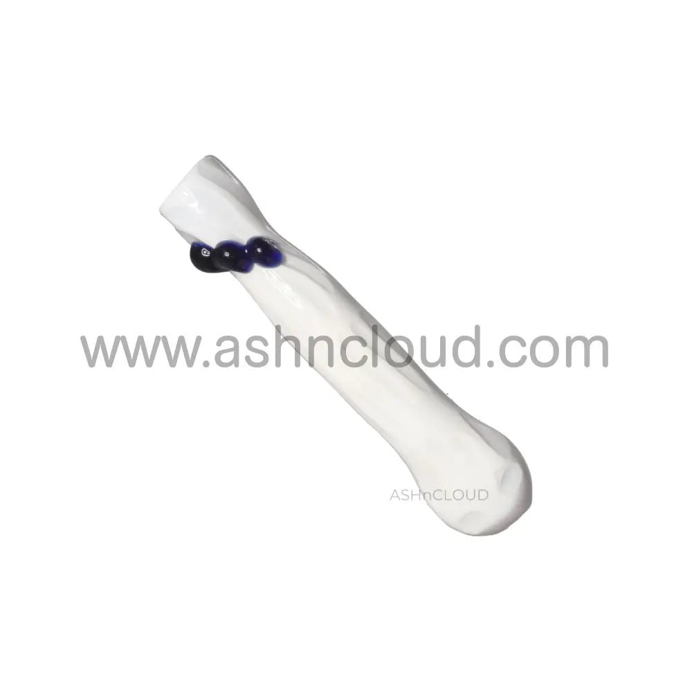 Multicolor Doted Glass Chillum
