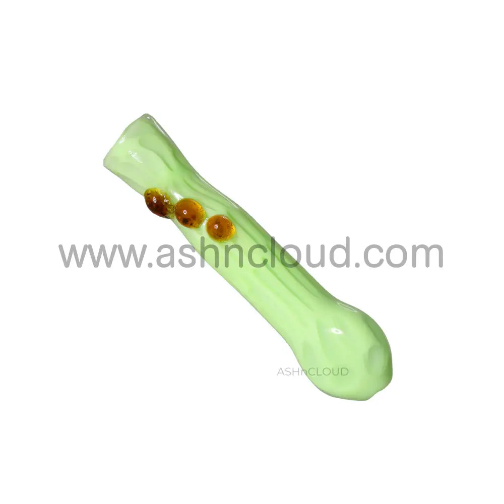 Multicolor Doted Glass Chillum