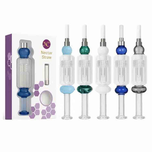 Round Ball Perc Nectar Collector | Wholesale Dab Straw Kit
