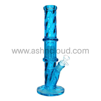 NEW 15 Inch Color Straight Tube Bong – 1 Chamber | Wholesale Glass
