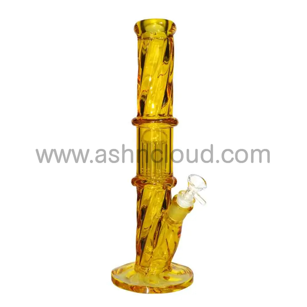 NEW 15 Inch Color Straight Tube Bong – 1 Chamber | Wholesale Glass
