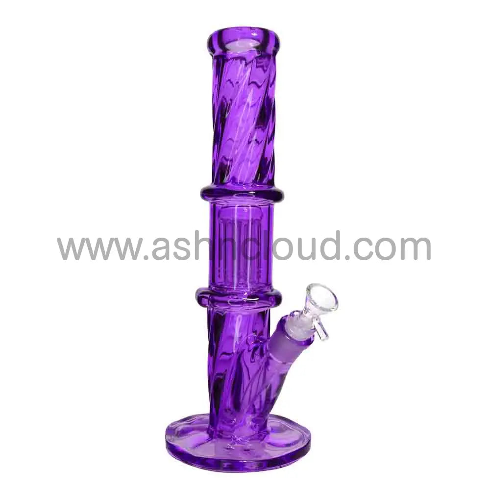 NEW 15 Inch Color Straight Tube Bong – 1 Chamber | Wholesale Glass