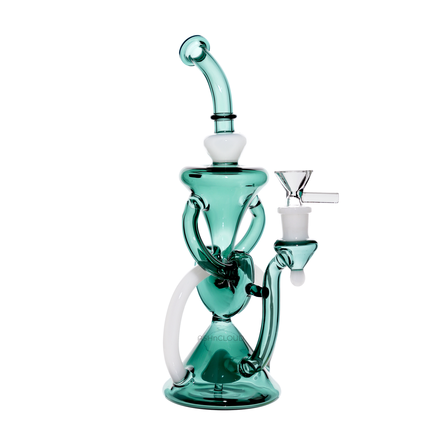 11 in - Exotic Glass Recycler Multicolor