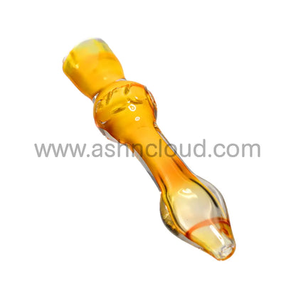 Orange Implosion Glass Chillum