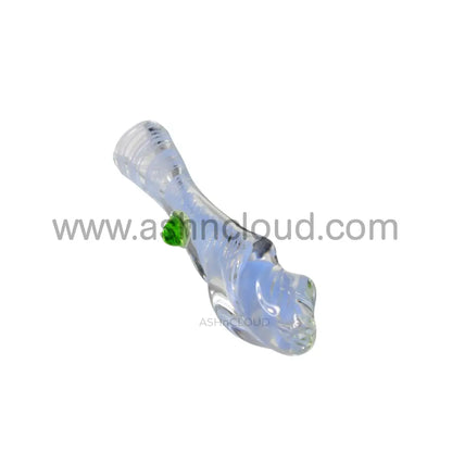 Pink/Blue Glass Chillum