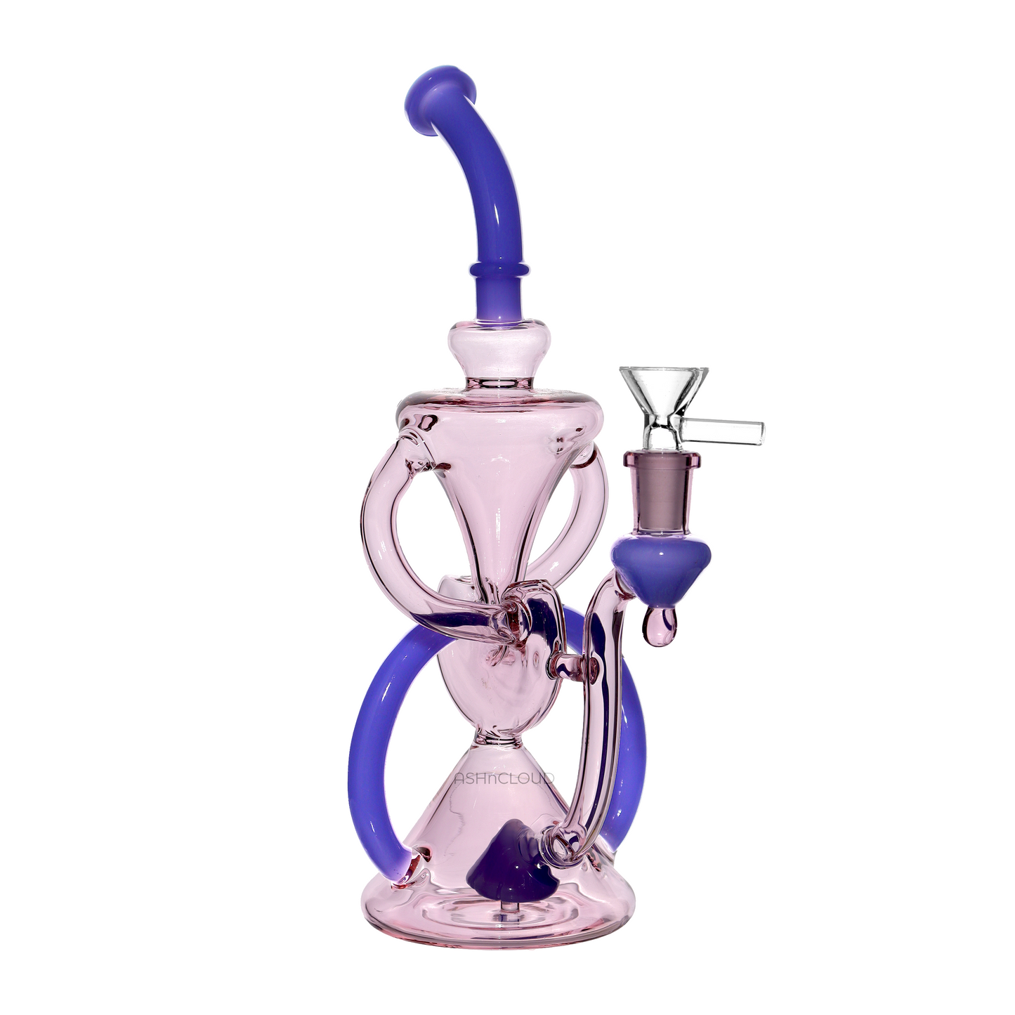 11 in - Exotic Glass Recycler Multicolor