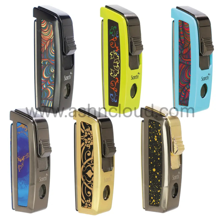 Compact Jet Flame Lighter, 9-Piece Display