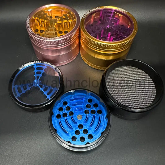 Single Exotic Metallic Colors 4 Layer Grinder