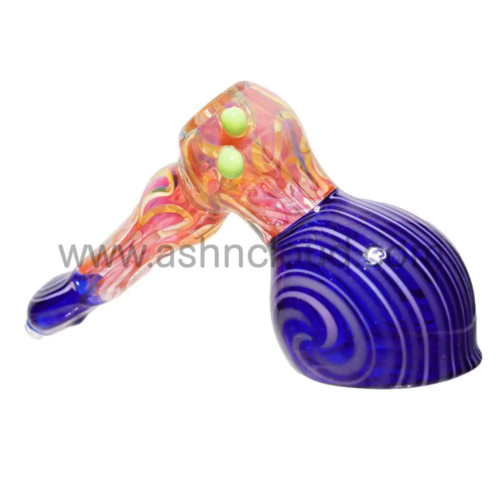 Slime Implosion Colors Black Dots Glass Hammer