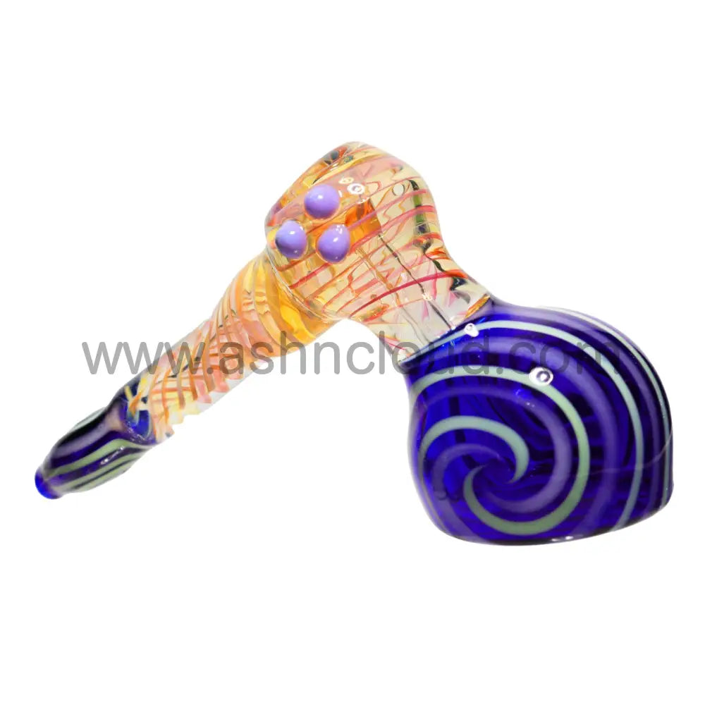 Slime Implosion Colors Black Dots Glass Hammer