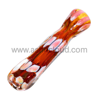 Snake Body Glass Chillum Multicolor