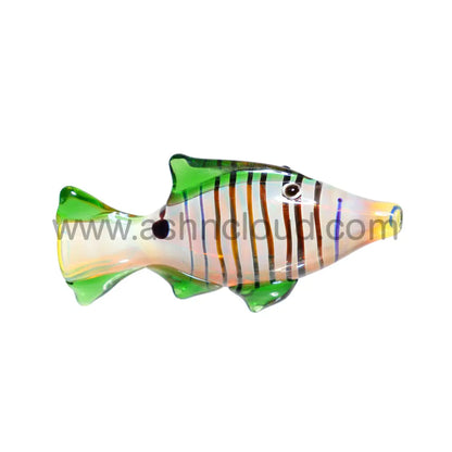 Streaky Fish Glass Chillum