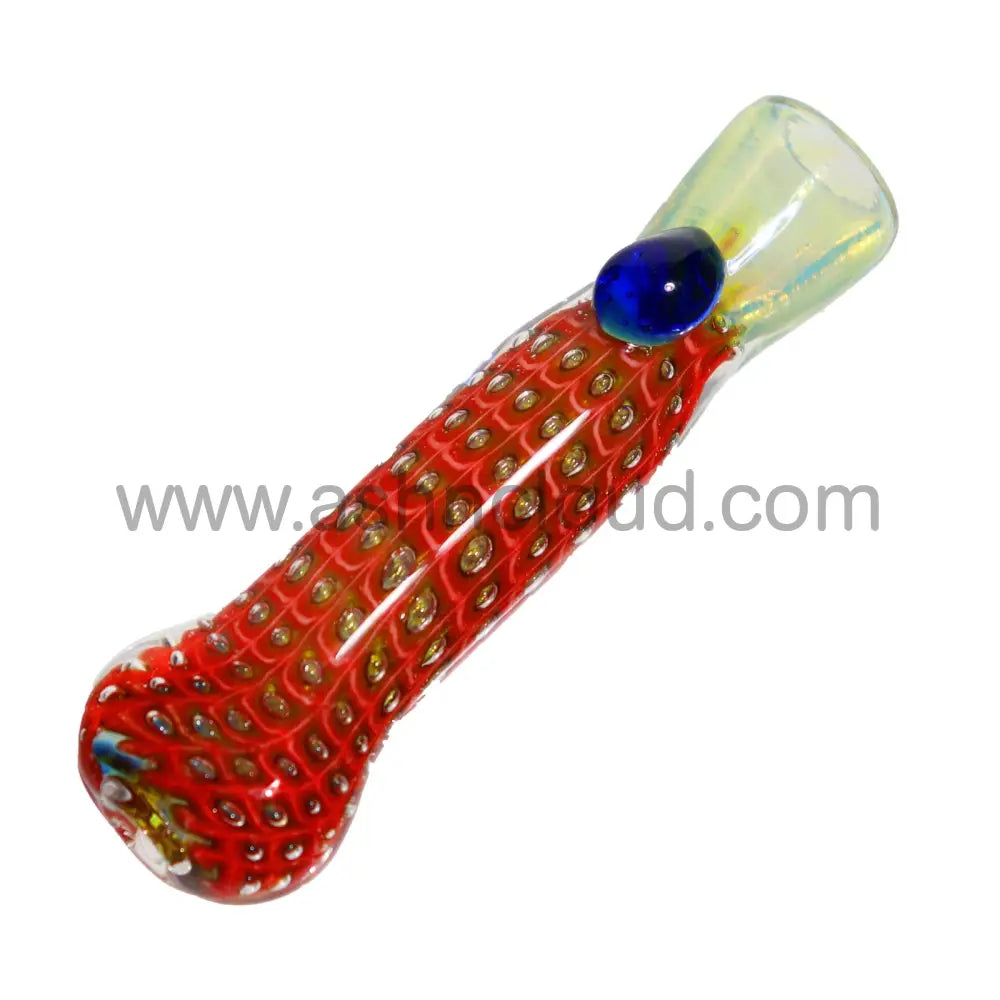 Swirl Colored Glass Implosion Chillum Simple