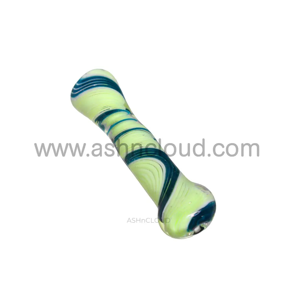 Swirl Multicolor Glass Chillum