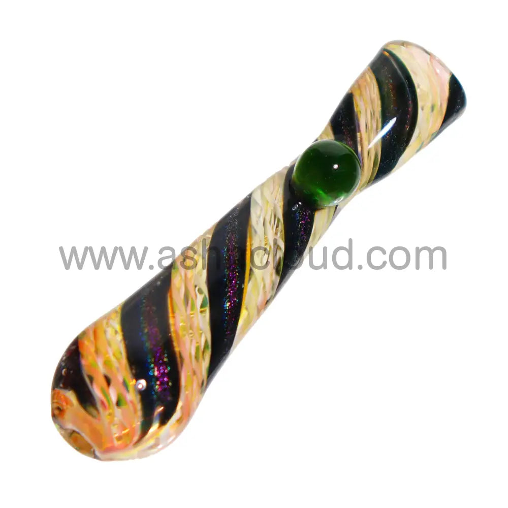 Twisted Pink Glass Chillum