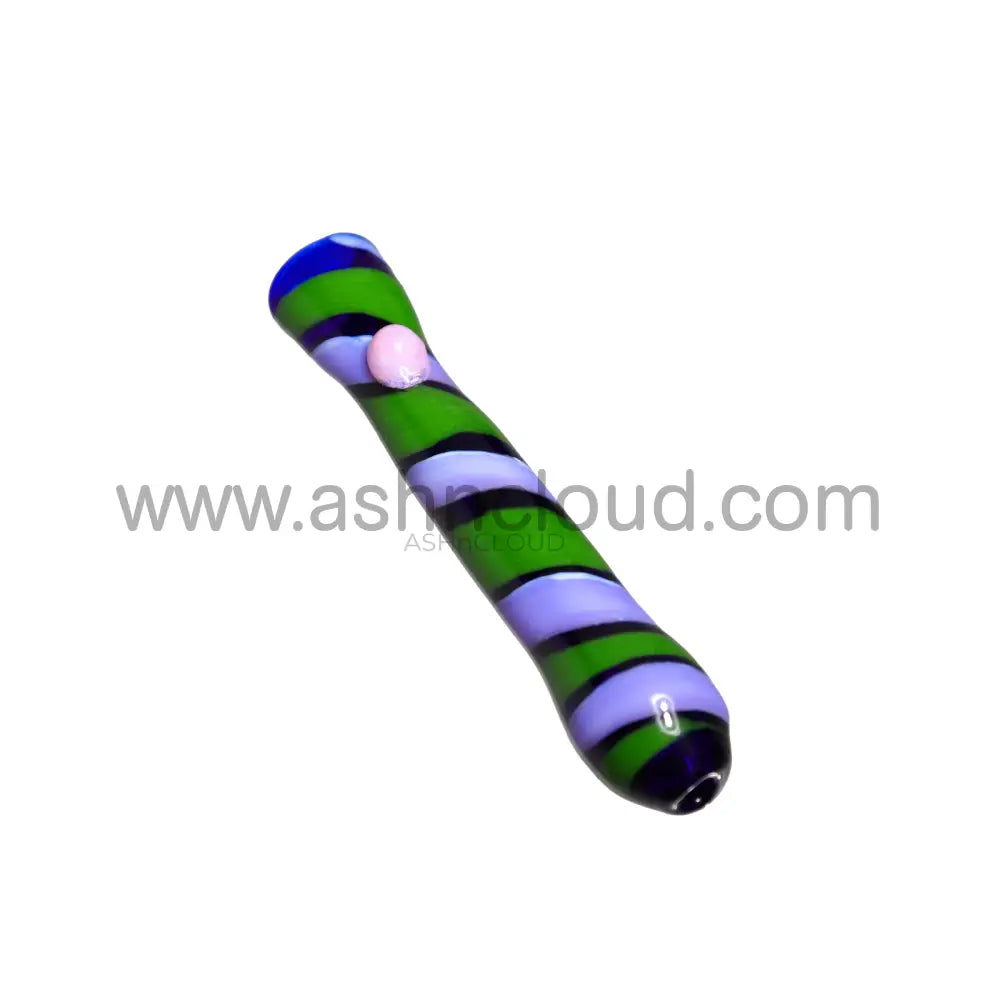 Twisted Sweet Colors Glass Chillum