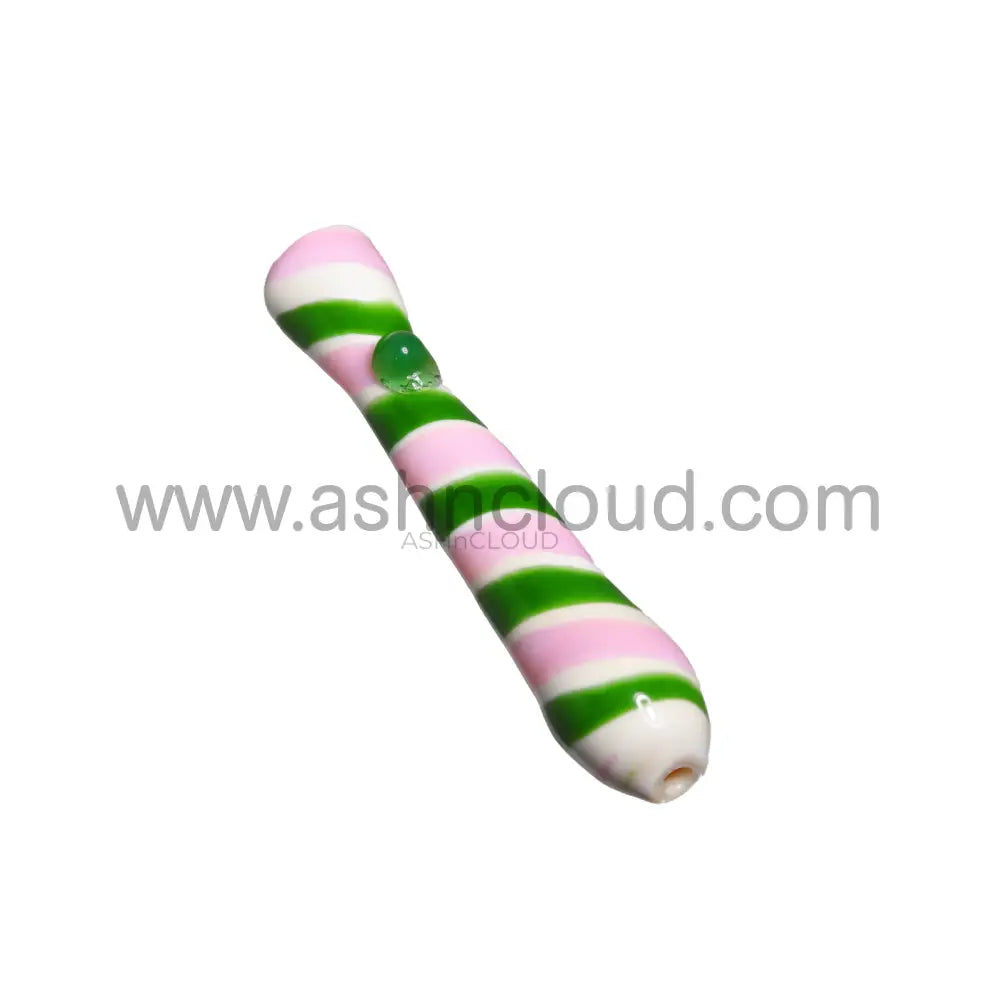 Twisted Sweet Colors Glass Chillum