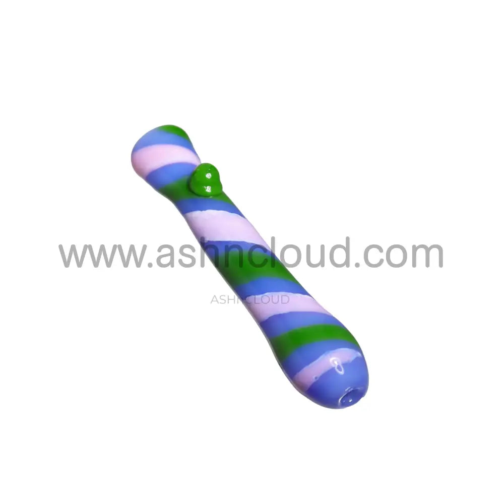 Twisted Sweet Colors Glass Chillum