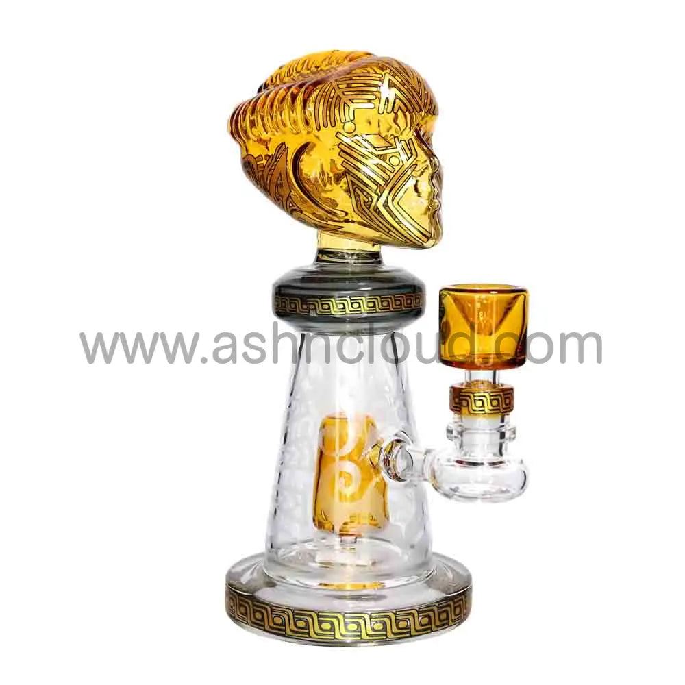 Wholesale 10 inch Pharaoh Egyptian Glass Bong | Luxury Designer Water Pipe