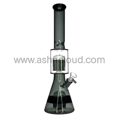 Wholesale 18-Inch Beaker Bong with Double Perc – XL Premium Borosilicate Glass
