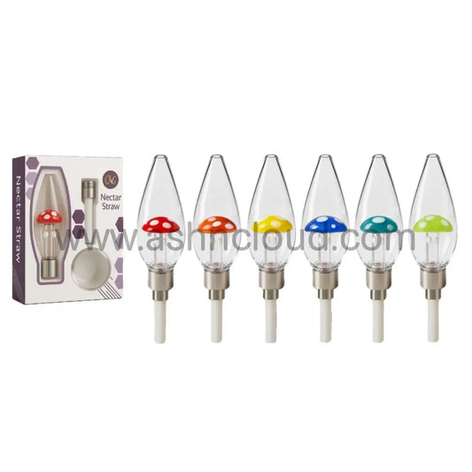 Wholesale 5’’ Glass Nectar Collector – Mushroom Design | Ashncloud - Mix Color